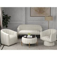 Ingimothz 4 - Piece Velvet Living Room Set Luxury Sofa Set
