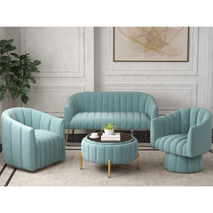 Ingimothz 4 - Piece Velvet Living Room Set Luxury Sofa Set