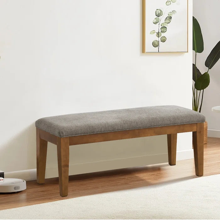 Cherylon Polyester Upholstered Bench - Wooden Bazar