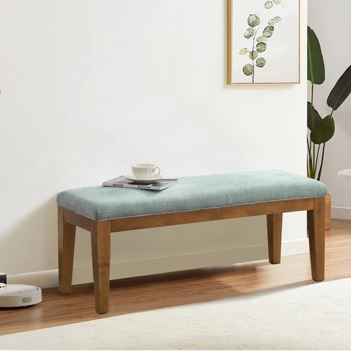 Cherylon Polyester Upholstered Bench - Wooden Bazar