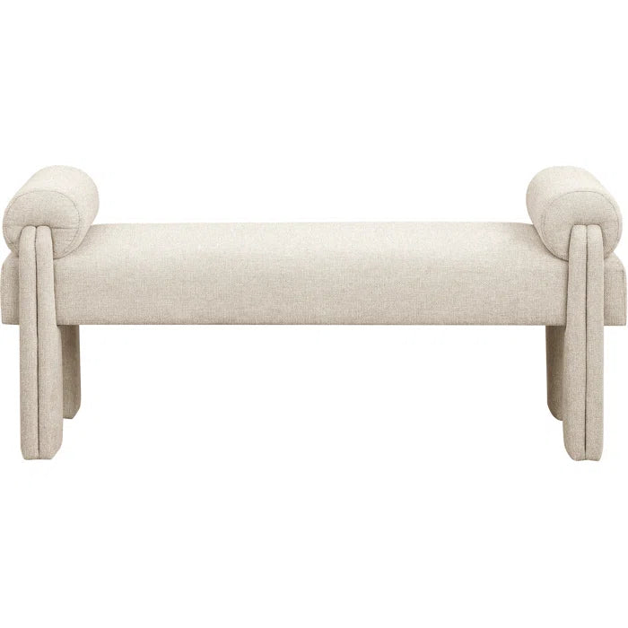 Nazlex Polyester Blend Upholstered Bench