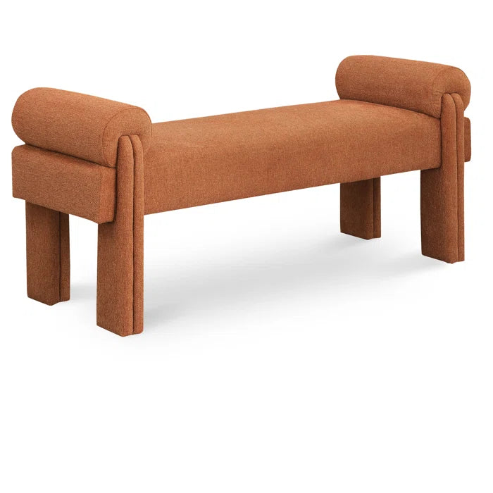 Nazlex Polyester Blend Upholstered Bench