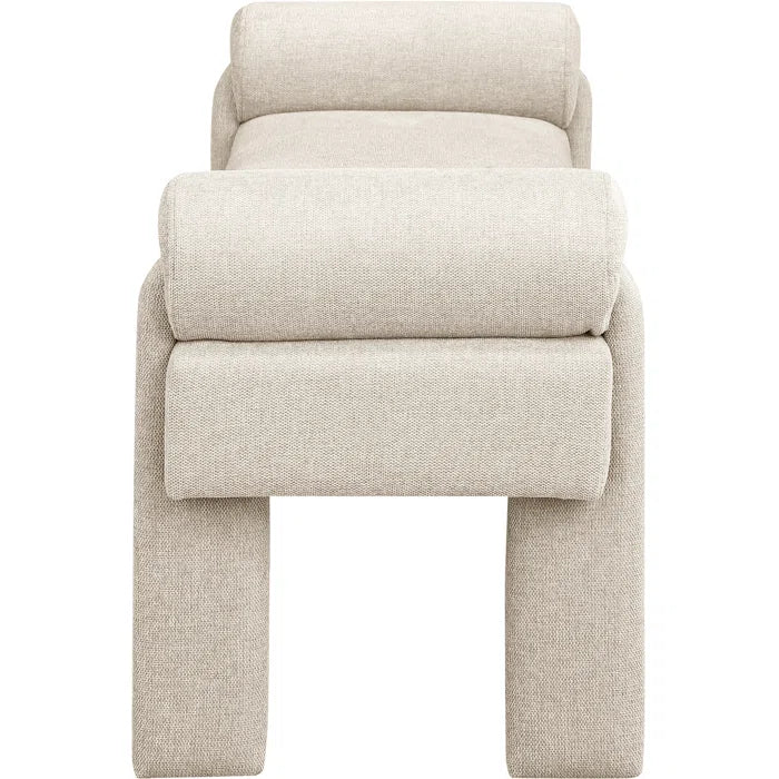 Nazlex Polyester Blend Upholstered Bench