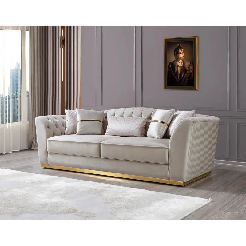 Izzaiahz 2 - Piece Velvet Living Room Set Luxury Sofa Set