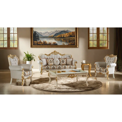 Janyraz 3 - Piece Living Room Set Luxury Sofa Set