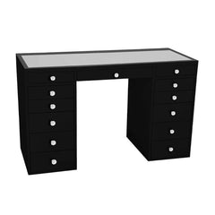 Waiol Premium Vanity Table with Drawers Top Storage Makeup Table with Drawers for Display