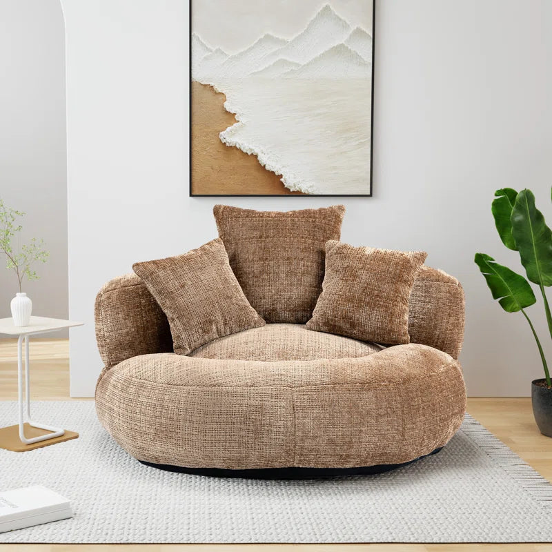 Vanabur  Barrel Chair For Modern Living - Wooden Bazar