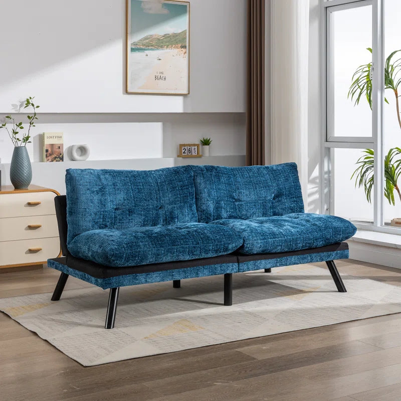 Palkhuni Upholstered Convertible Sofa for Modern Living - Wooden Bazar