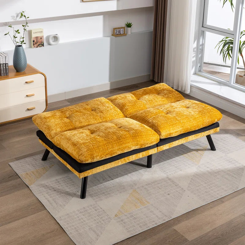 Palkhuni Upholstered Convertible Sofa for Modern Living - Wooden Bazar