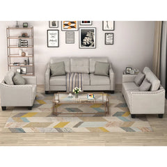 Jeannettez Modern luxury 3 Piece Living Room Set, Luxury Sofa Set
