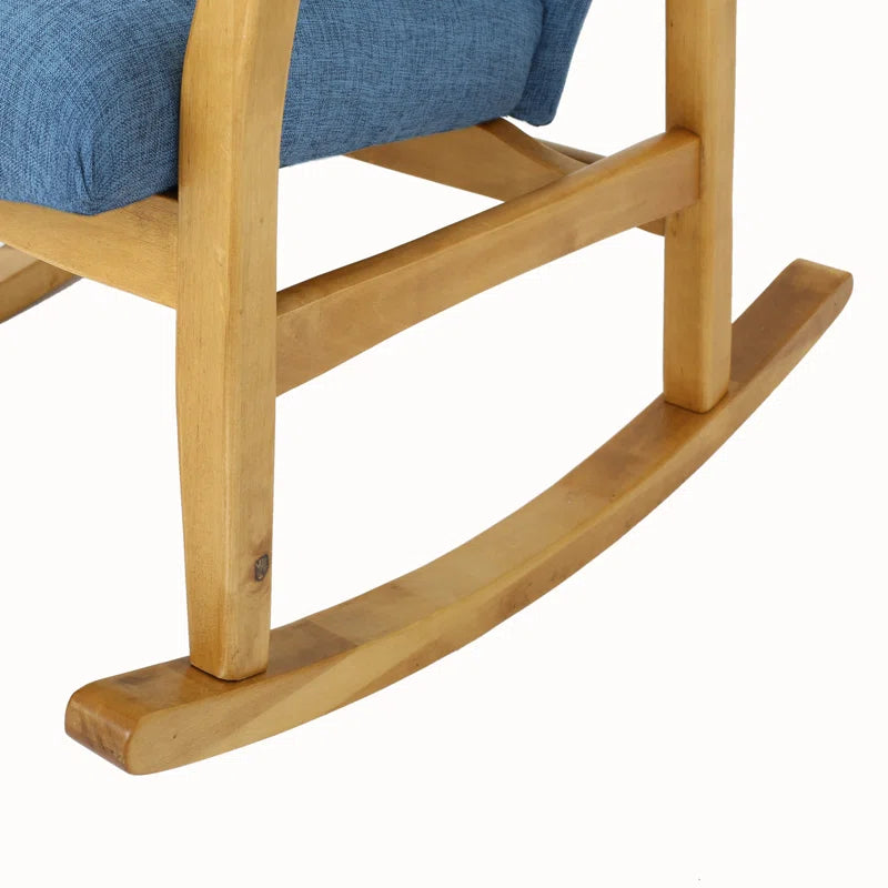 Axoon Solid Wood Rocking Chair - Wooden Bazar