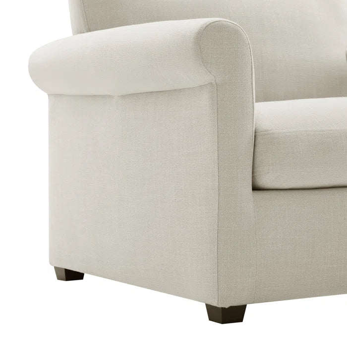 Shyon  49.5'' Wide Upholstered Armchair With Round Arms