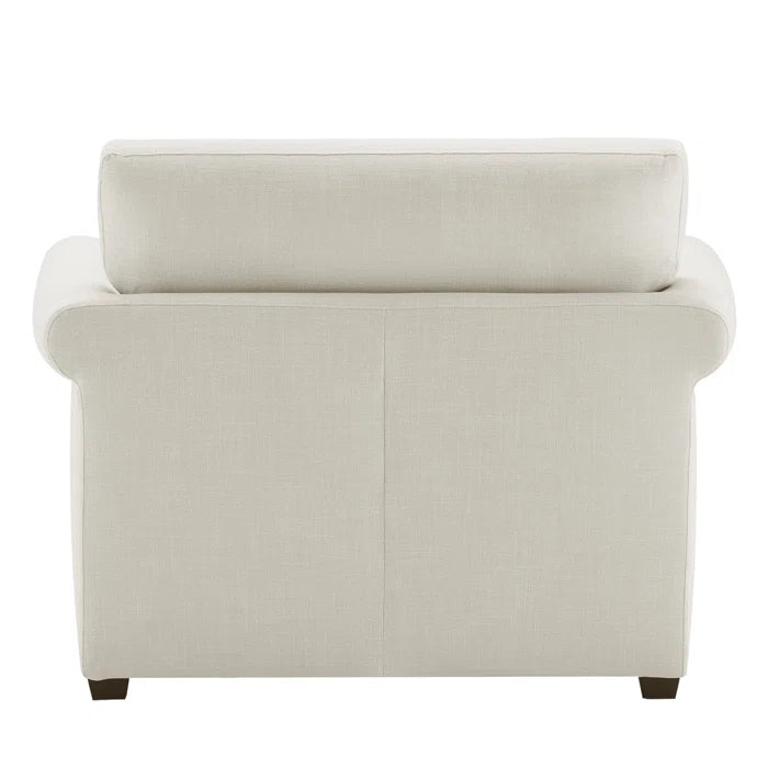 Shyon  49.5'' Wide Upholstered Armchair With Round Arms