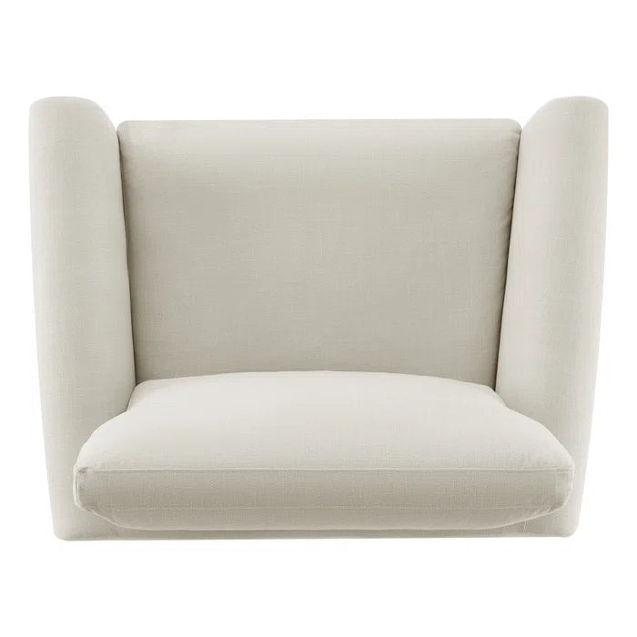 Shyon  49.5'' Wide Upholstered Armchair With Round Arms