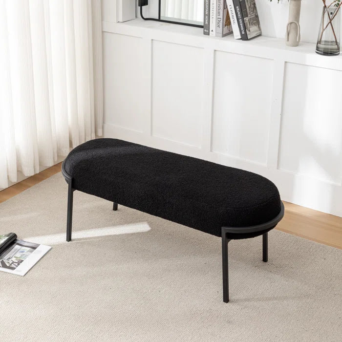 Oairty Polyester Upholstered Bench - Wooden Bazar