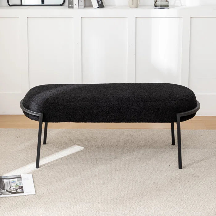 Oairty Polyester Upholstered Bench - Wooden Bazar