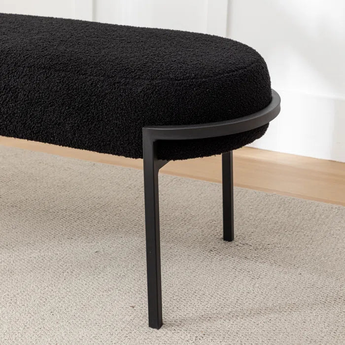 Oairty Polyester Upholstered Bench - Wooden Bazar