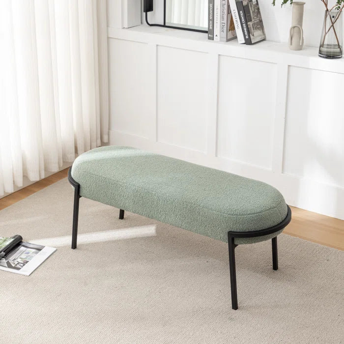 Oairty Polyester Upholstered Bench - Wooden Bazar