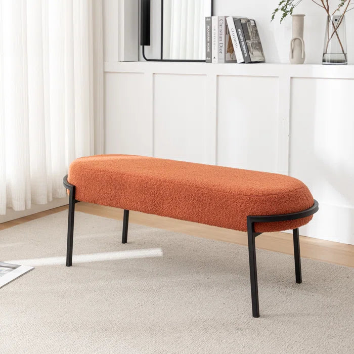 Oairty Polyester Upholstered Bench - Wooden Bazar