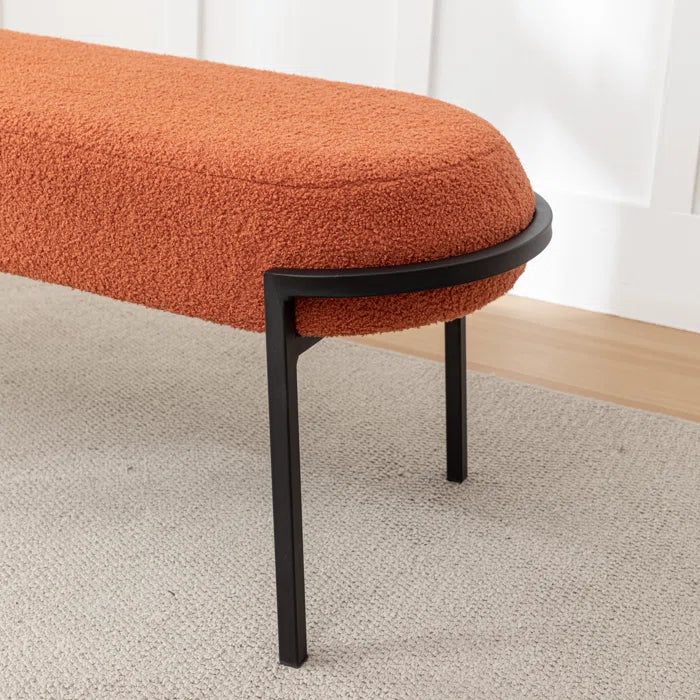 Oairty Polyester Upholstered Bench - Wooden Bazar