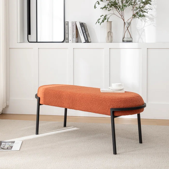 Oairty Polyester Upholstered Bench - Wooden Bazar