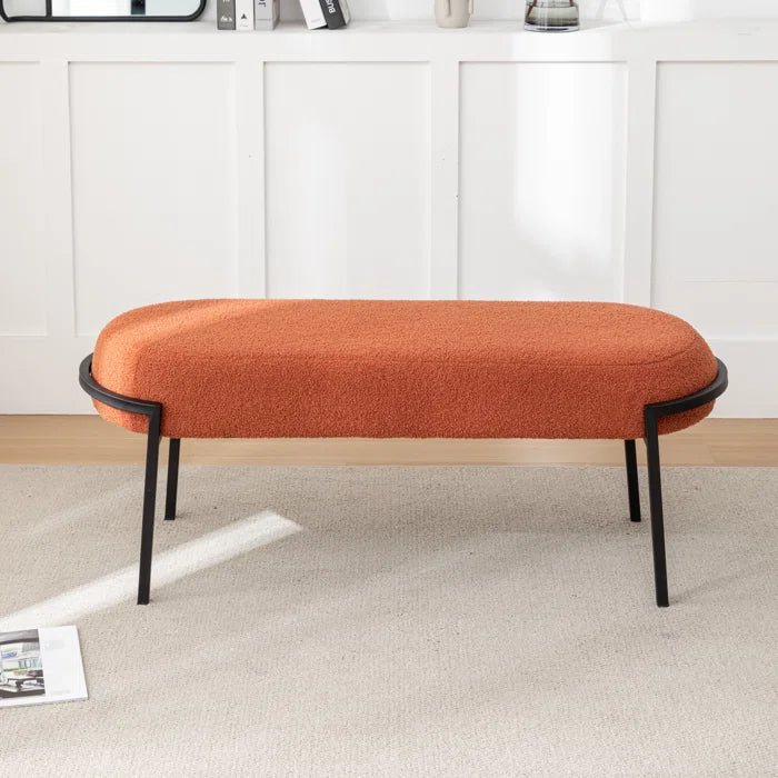 Oairty Polyester Upholstered Bench - Wooden Bazar