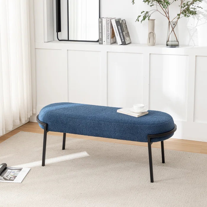 Oairty Polyester Upholstered Bench - Wooden Bazar