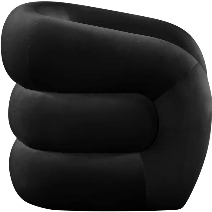 Luxurious Velvet Armchair With Comfortable Seating for Modern Interiors