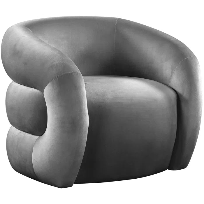 Luxurious Velvet Armchair With Comfortable Seating for Modern Interiors