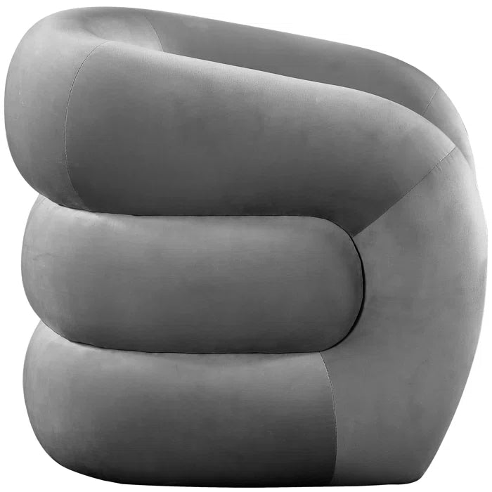 Luxurious Velvet Armchair With Comfortable Seating for Modern Interiors