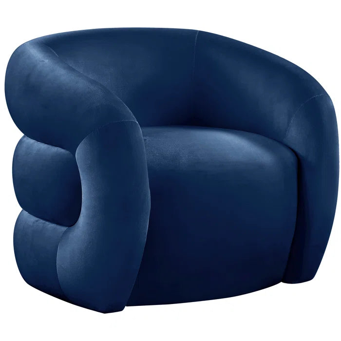 Luxurious Velvet Armchair With Comfortable Seating for Modern Interiors