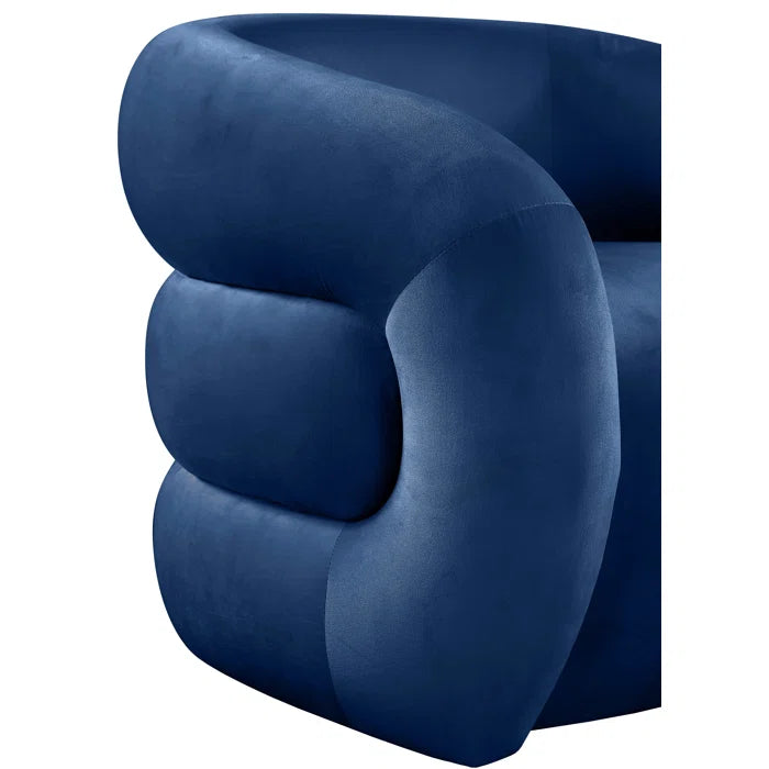 Luxurious Velvet Armchair With Comfortable Seating for Modern Interiors