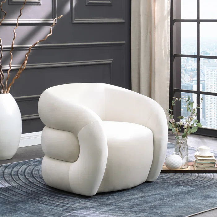 Luxurious Velvet Armchair With Comfortable Seating for Modern Interiors