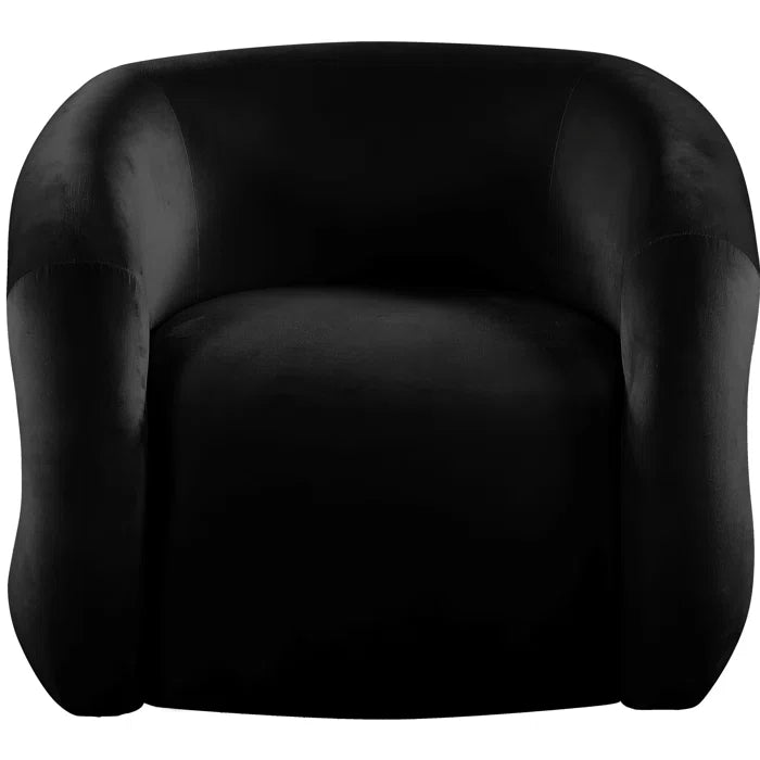 Luxurious Velvet Armchair With Comfortable Seating for Modern Interiors