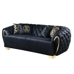 Jovelo Velvet Living Room Luxury Sofa Set