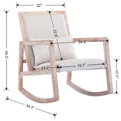 Solid Wood Rocking Chair