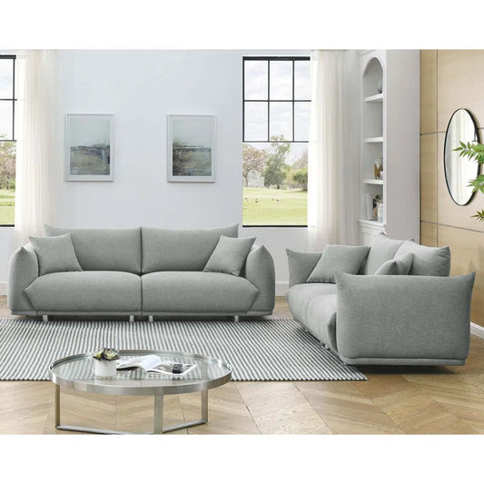 Kamruddino 2 - Piece Living Room Luxury Sofa Set