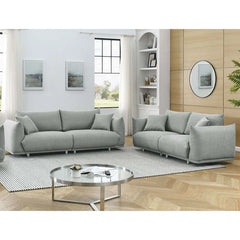 Kamruddino 2 - Piece Living Room Luxury Sofa Set