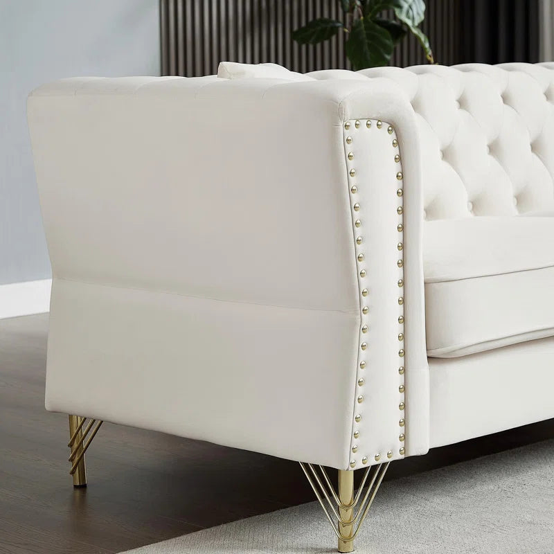 Karanaz 2 - Piece Velvet Living Room Luxury Sofa  Set