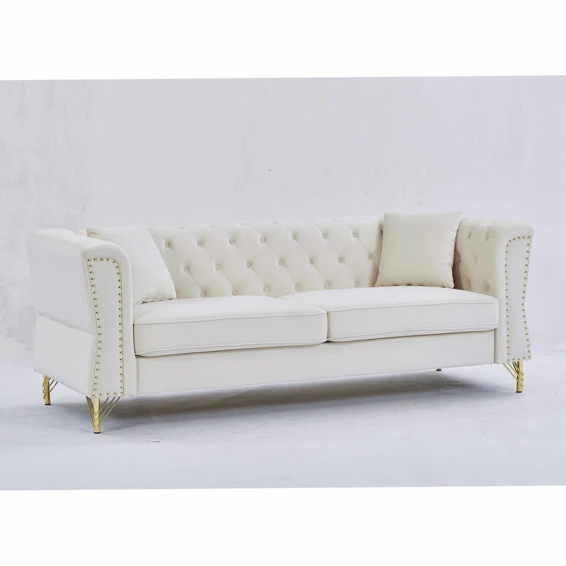 Karanaz 2 - Piece Velvet Living Room Luxury Sofa  Set