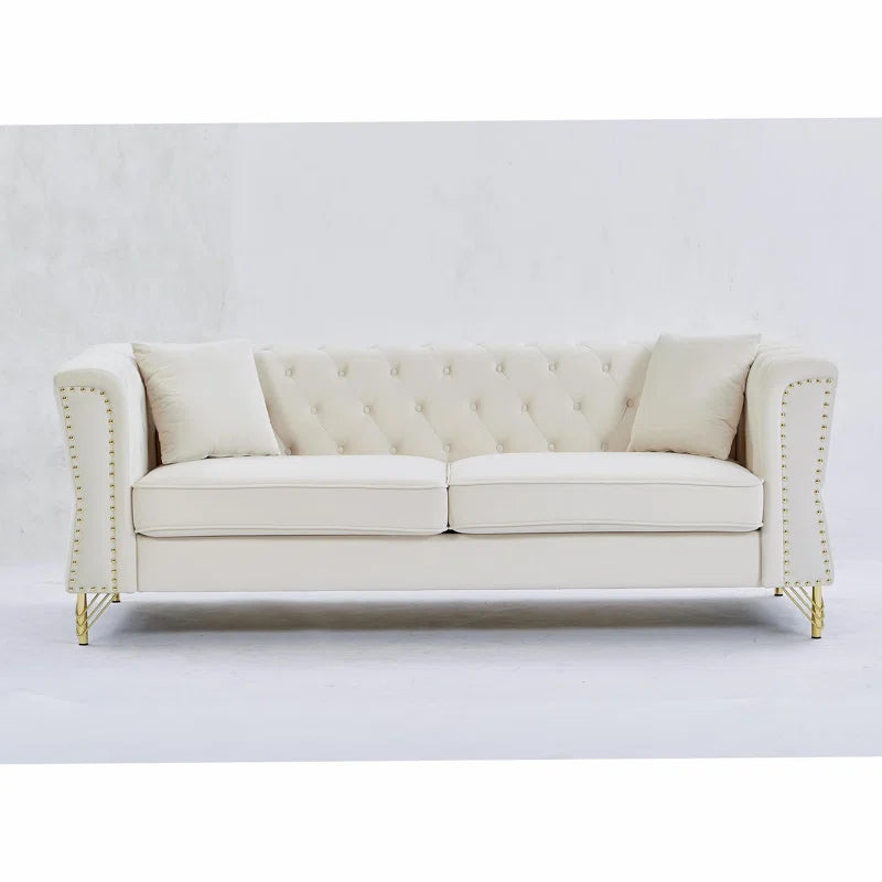 Karanaz 2 - Piece Velvet Living Room Luxury Sofa  Set