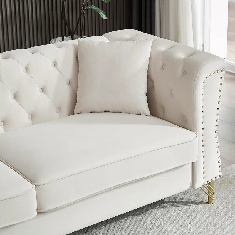 Karanaz 2 - Piece Velvet Living Room Luxury Sofa  Set