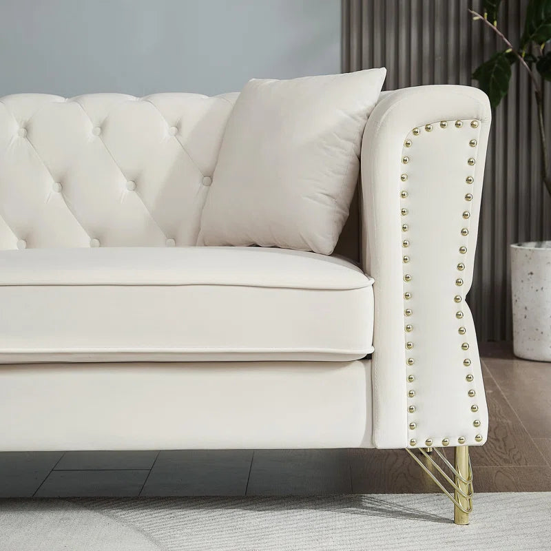Karanaz 2 - Piece Velvet Living Room Luxury Sofa  Set