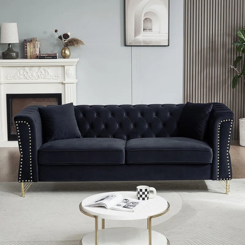 Karanaz 2 - Piece Velvet Living Room Luxury Sofa  Set