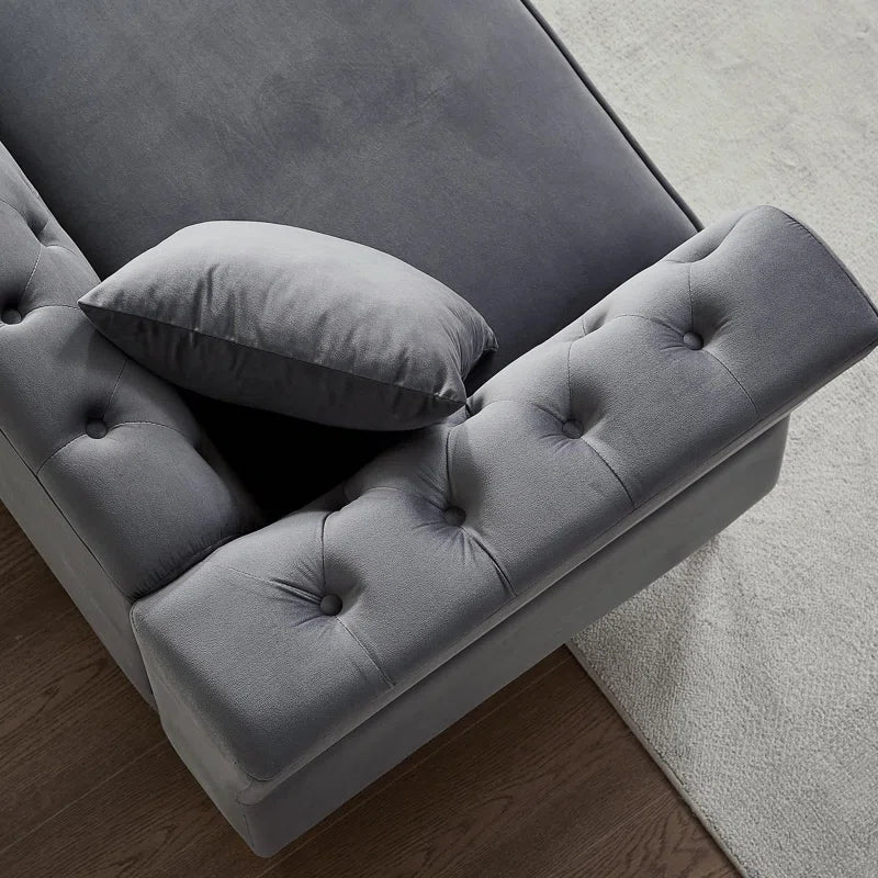Karanaz 2 - Piece Velvet Living Room Luxury Sofa  Set