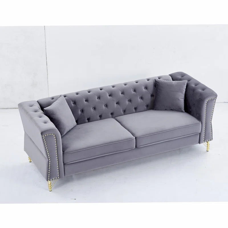 Karanaz 2 - Piece Velvet Living Room Luxury Sofa  Set