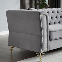 Karanaz 2 - Piece Velvet Living Room Luxury Sofa  Set