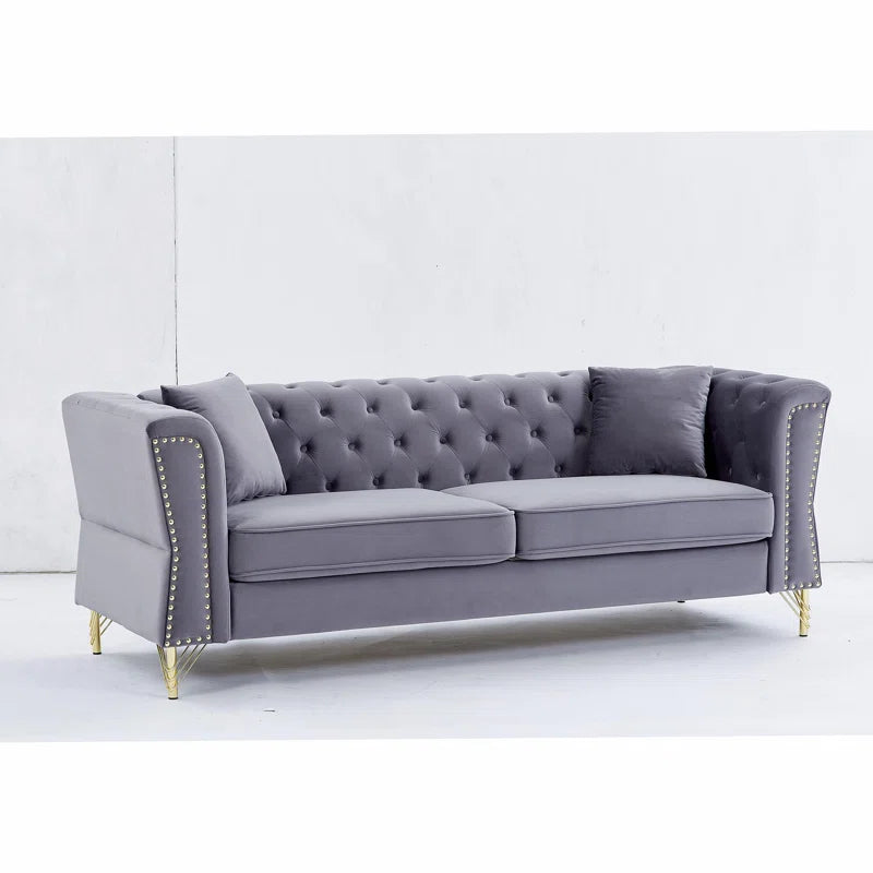 Karanaz 2 - Piece Velvet Living Room Luxury Sofa  Set