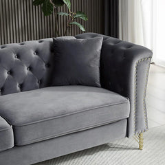 Karanaz 2 - Piece Velvet Living Room Luxury Sofa  Set