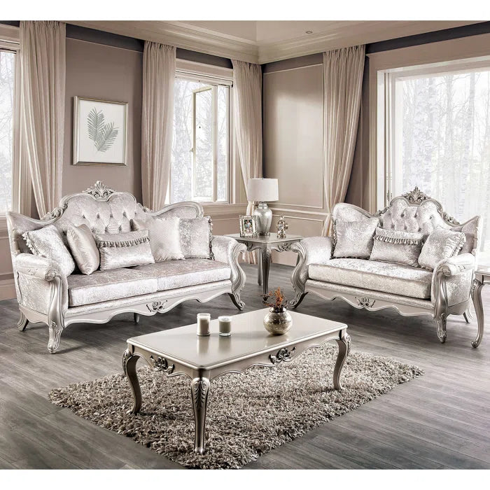 Karstino 2 - Piece Living Room Luxury Sofa Set